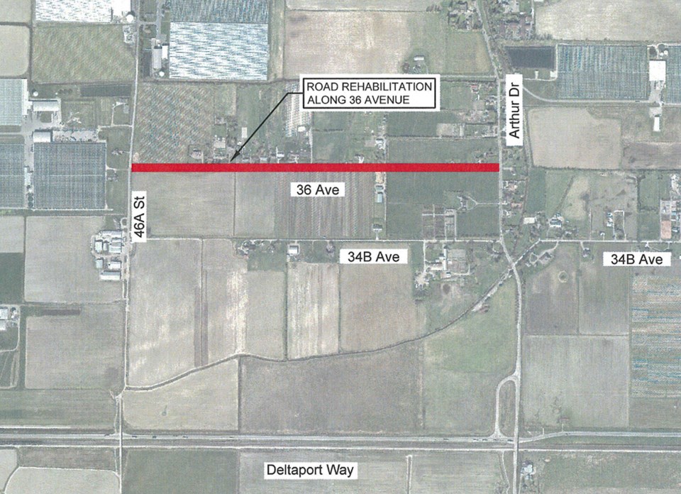 36th Avenue Ladner road project