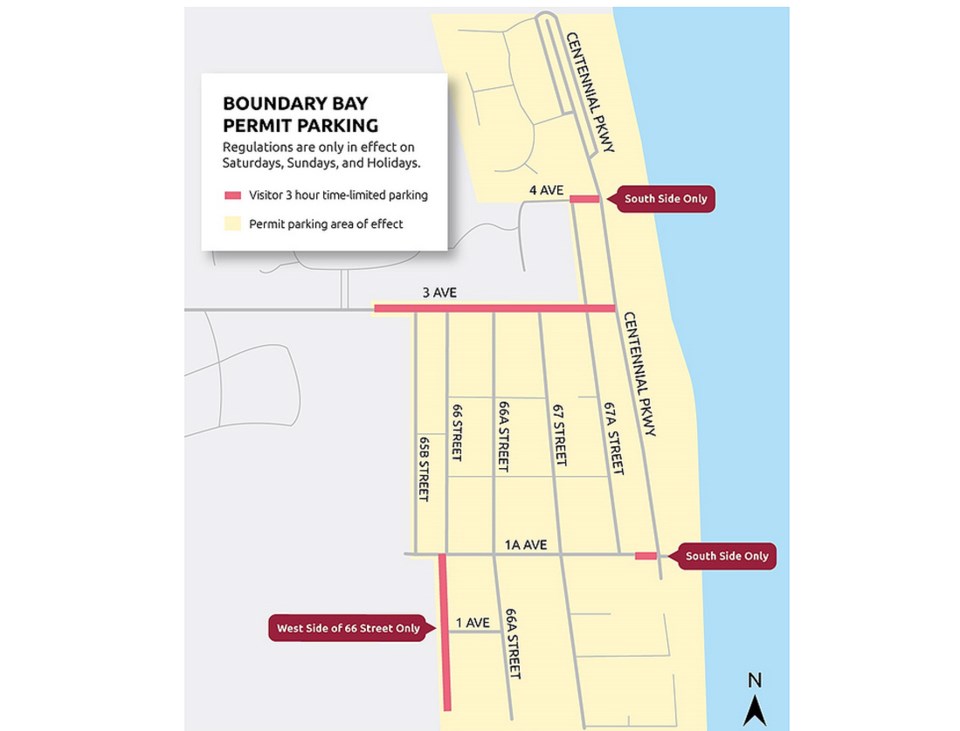 boundary bay parking restrictions