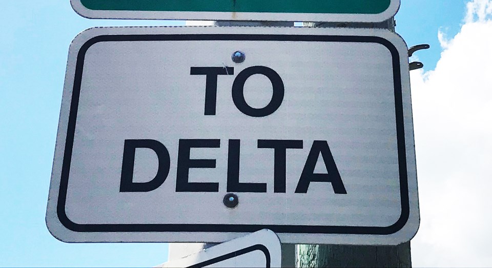 city of delta sign photo