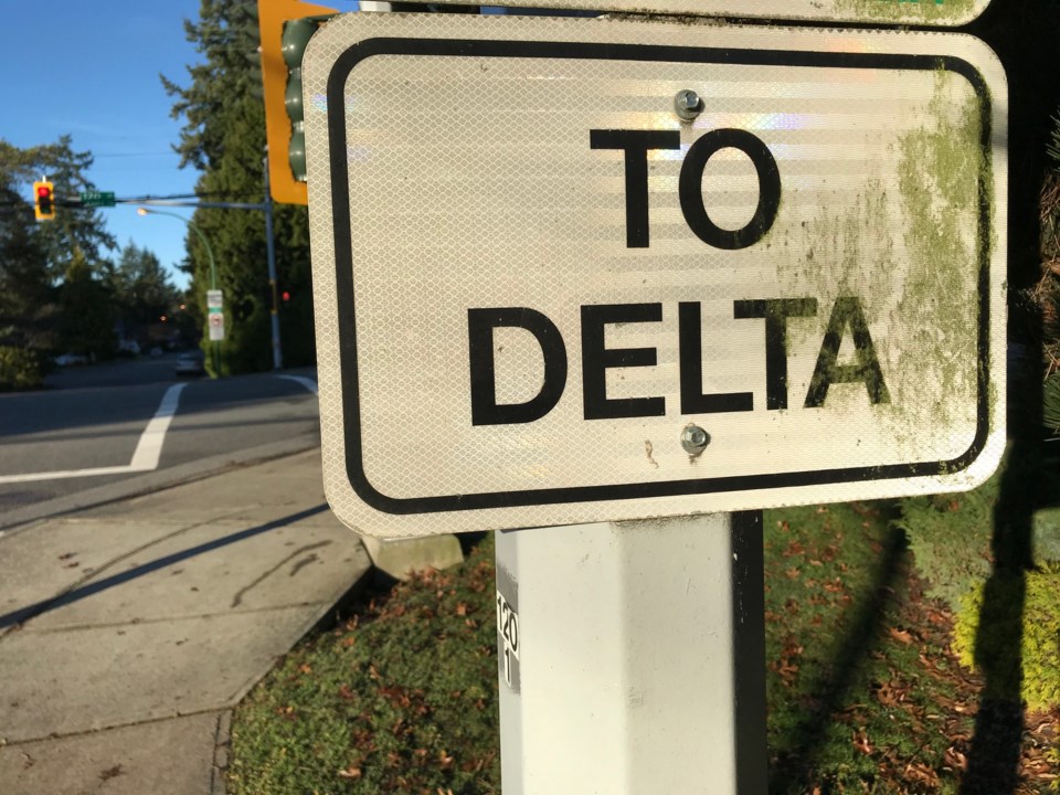 City of Delta sign