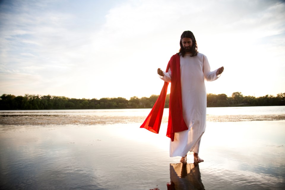 Jesus on water