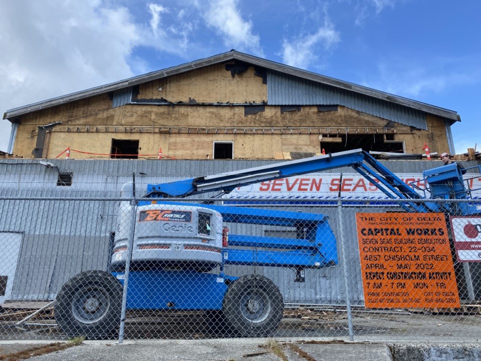 seven seas torn down ladner, bc