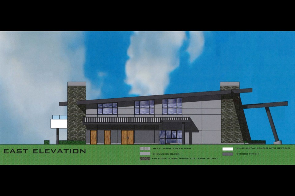 The existing clubhouse building would be demolished prior to construction of the new clubhouse.