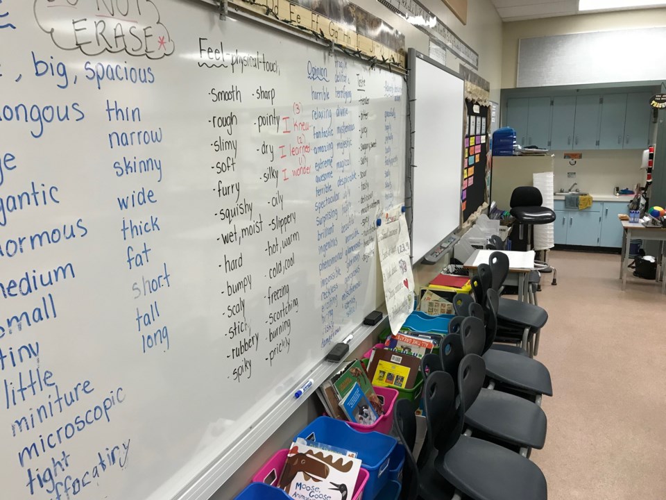 Delta school classroom