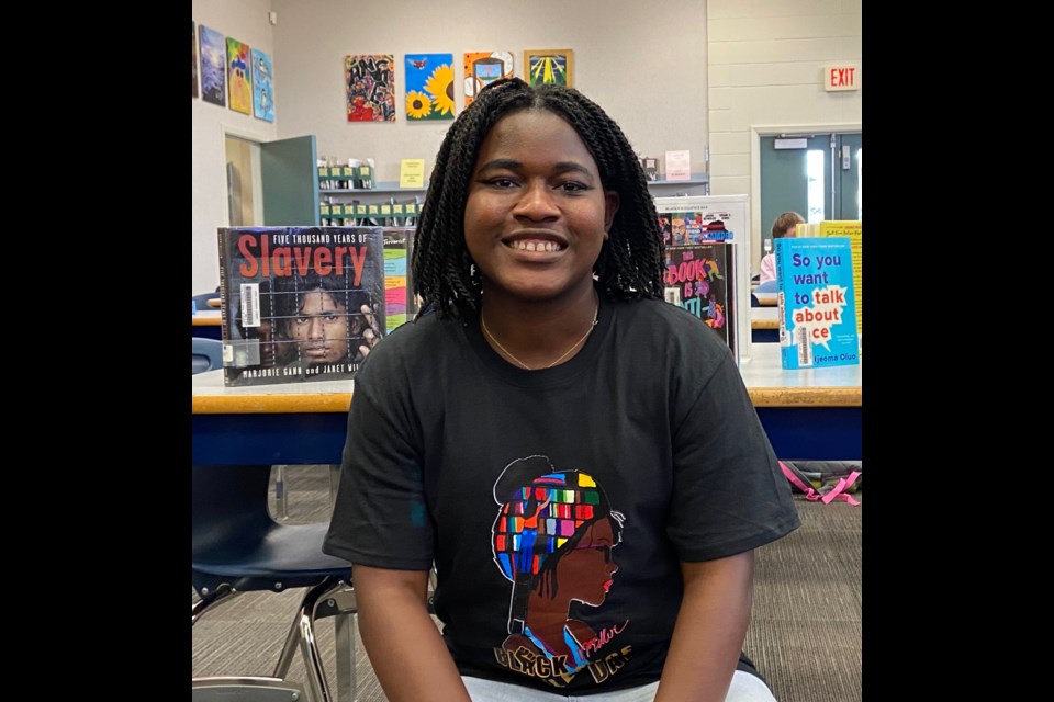 North Delta student Dieulane Miller played a pivotal role in this year’s Black Excellence Day celebrations as she created a striking design for this year’s Black Excellence Day T-shirt.