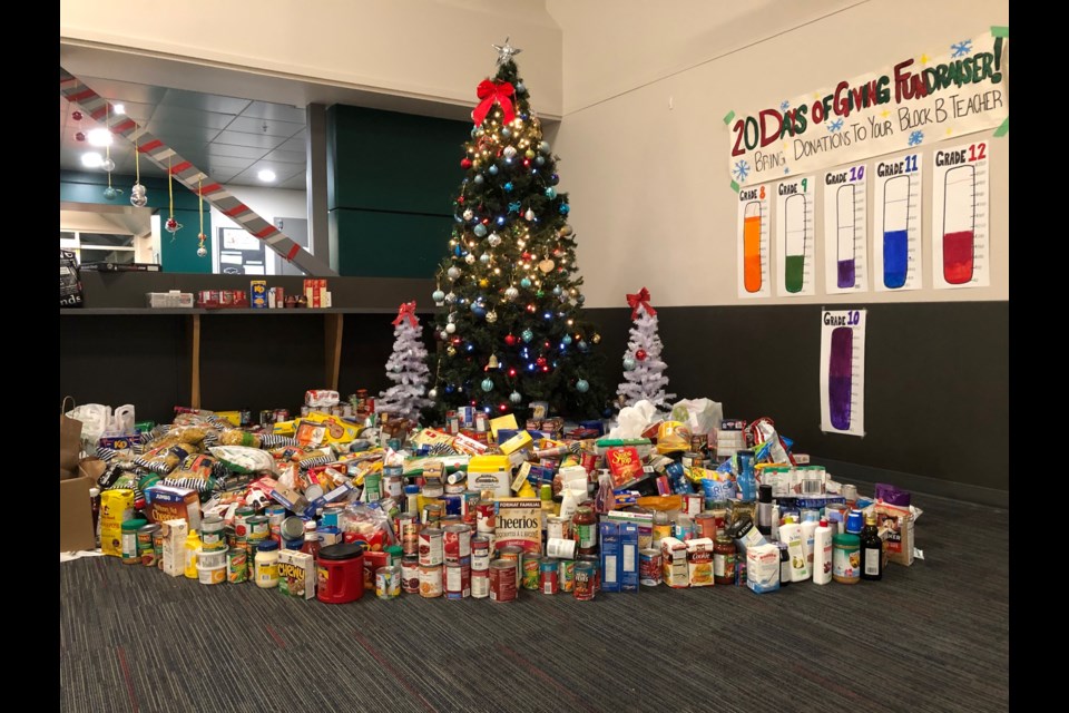 Last year, DSS gathered thousands of food items, hundreds of gifts and more than $7,000 in gift cards.