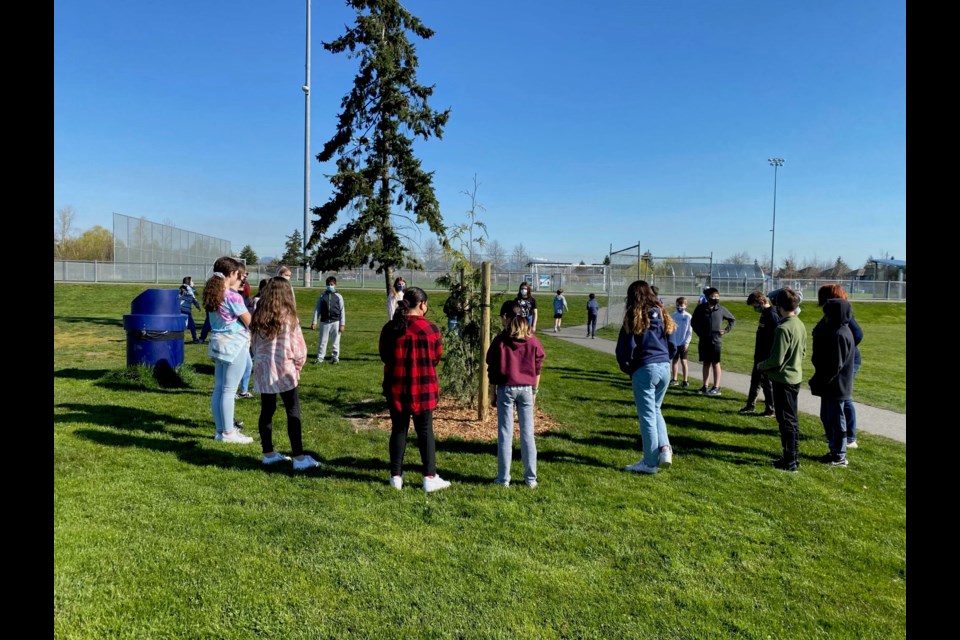 As part of its commitment to reconciliation, the Delta School District is planted a cedar tree at every school and district site as a way to show appreciation and respect for local First Nation culture through its Giving Tree Project.
