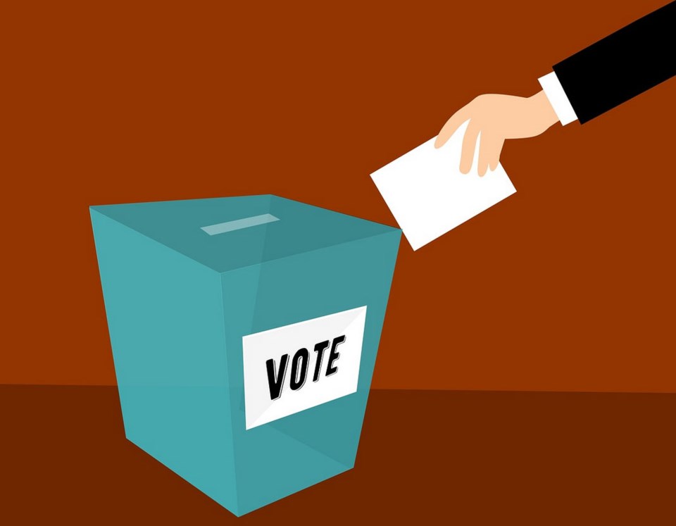 election voting ballot box delta, bc