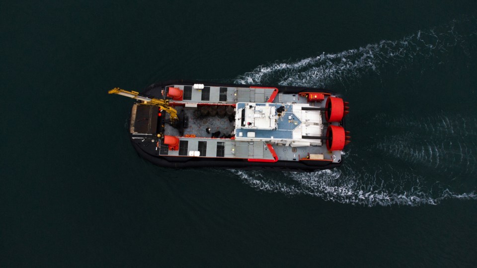 CCGS Moytel from above