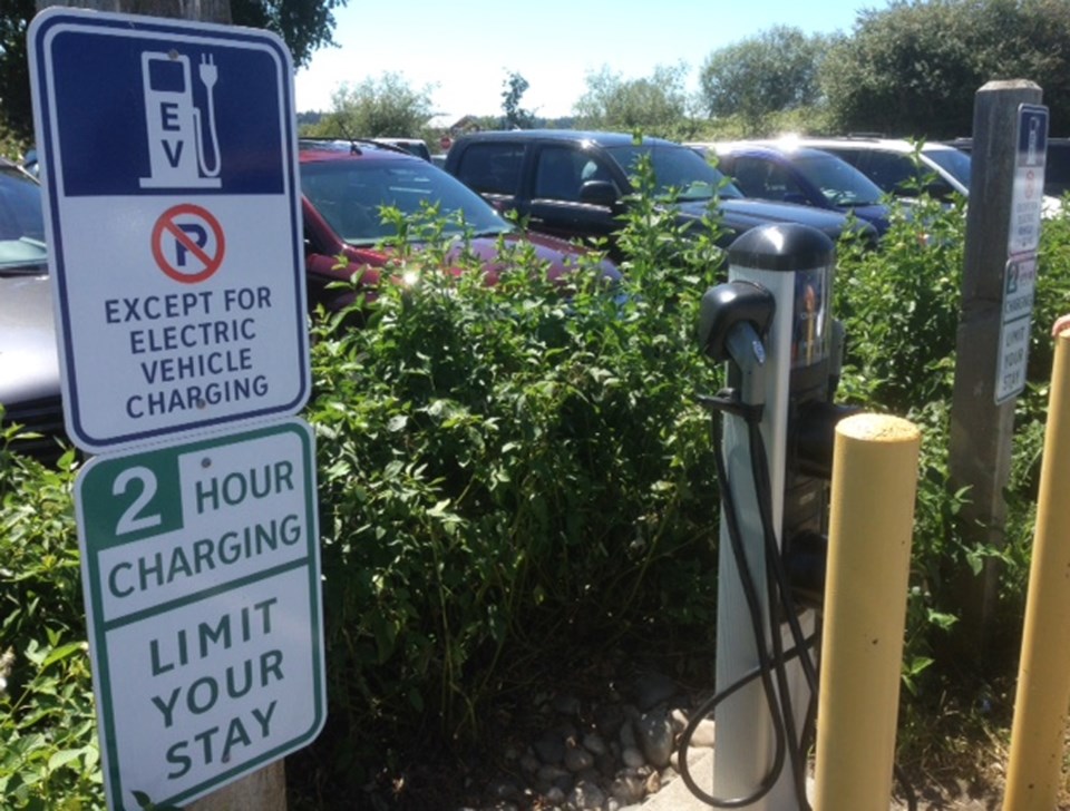 electric vehicle charging stations in delta, bc