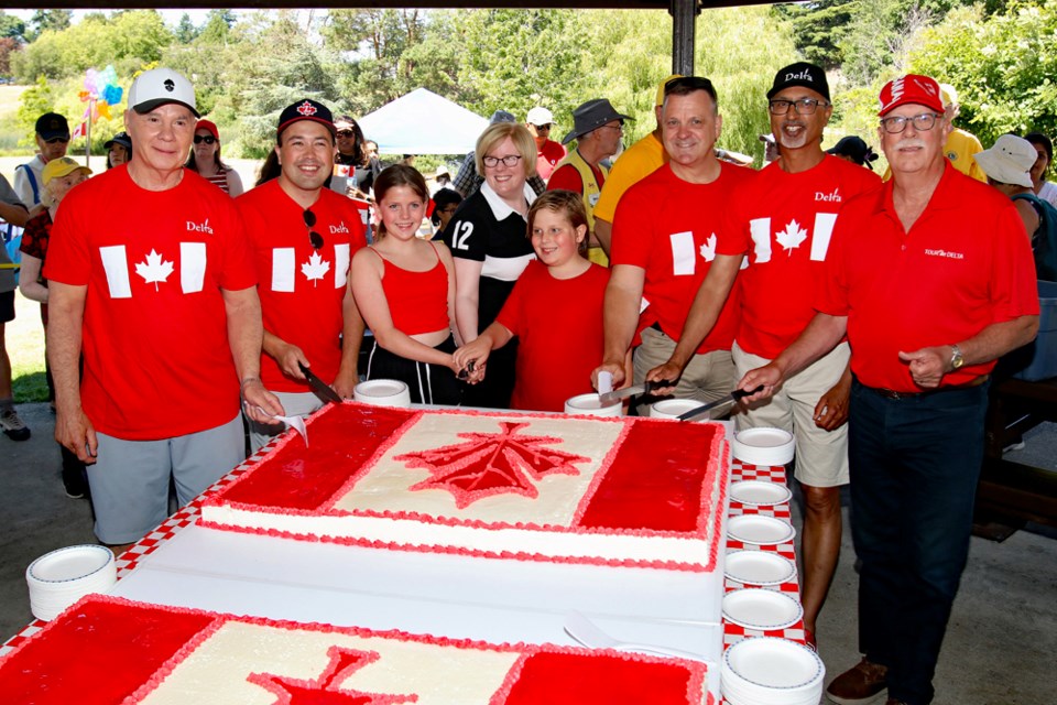 Canada Day was celebrated in South Delta on Saturday with activities in Diefenbaker Park in Tsawwassen and at Kirkland House in Ladner.