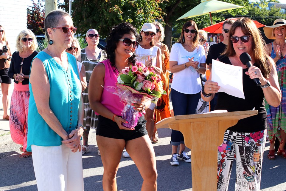 It was a perfect night for the Family Fun & Dance Fashion Fest 2023, presented by Angela's Boutique and Camille's Boutique and Gallery in the heart of Ladner Village on Saturday. 