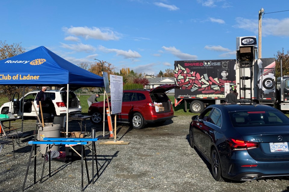 Ladner Rotary shred-a-thon