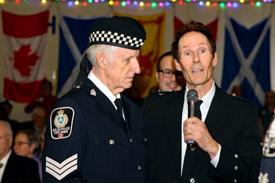 The Delta Police Pipe Band presented the 47th annual Burns Dinner on Saturday, Jan. 28 at Southpointe Academy in Tsawwassen. The evening featured a pipe band performance, highland dancing and dinner.