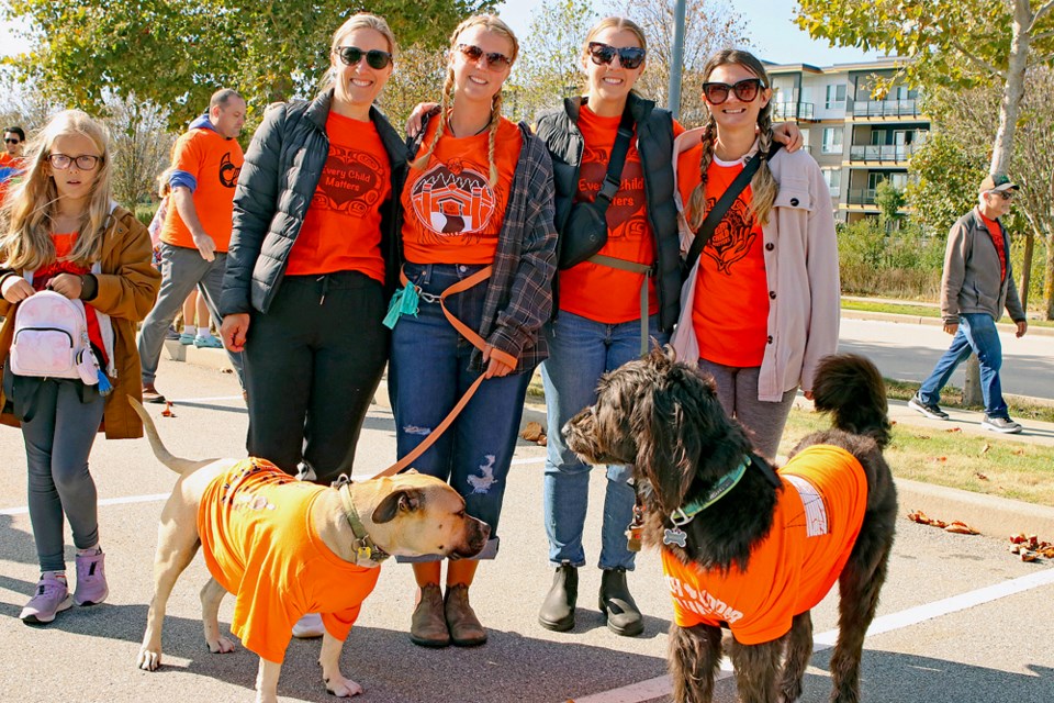 The Tsawwassen First Nation held a Walk for National Day of Truth & Reconciliation on Saturday, Sept. 30.