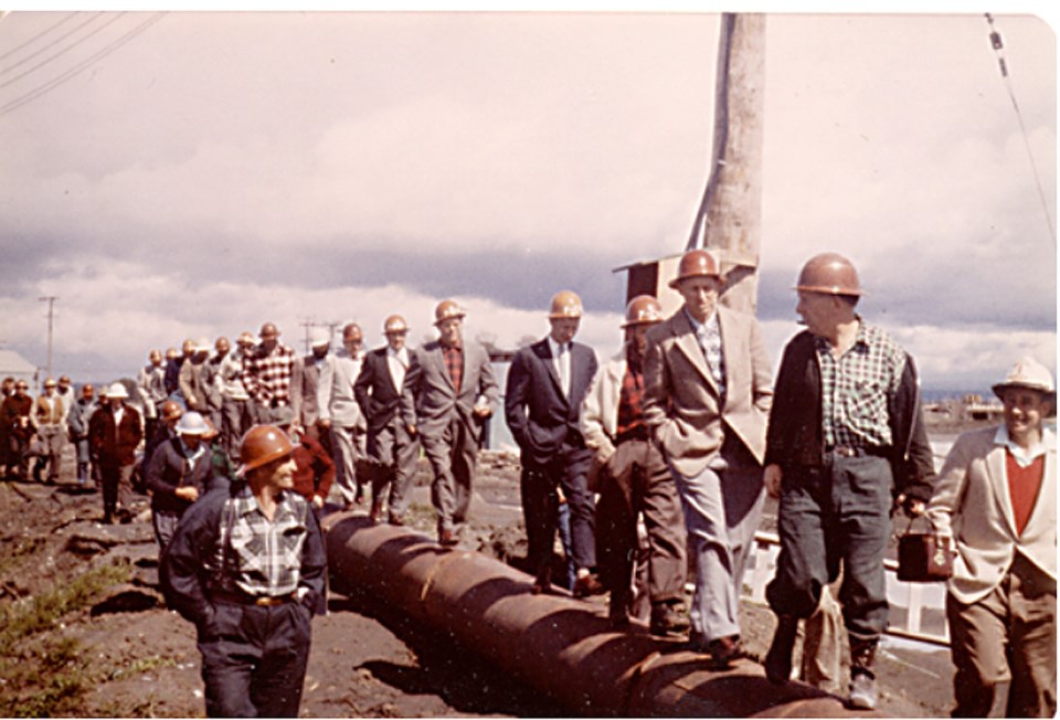 1959 dead island tunnel opening delta, bc