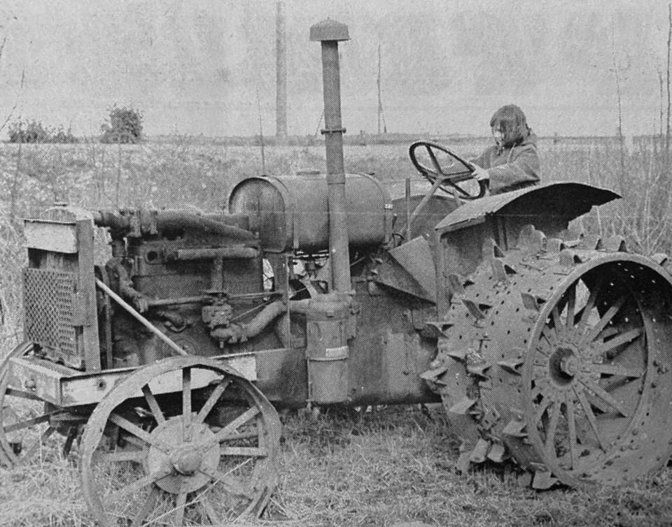 1968-photo-of-girl-on-an-old-tractor-in-delta-bc