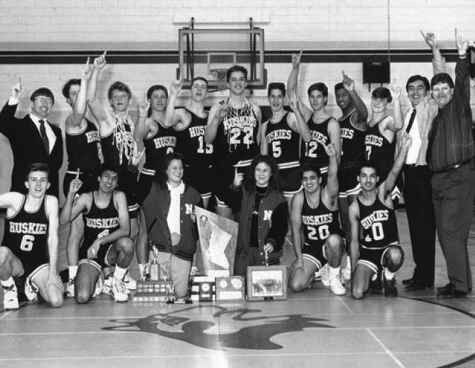 1990 North Delta Huskies provincial champs