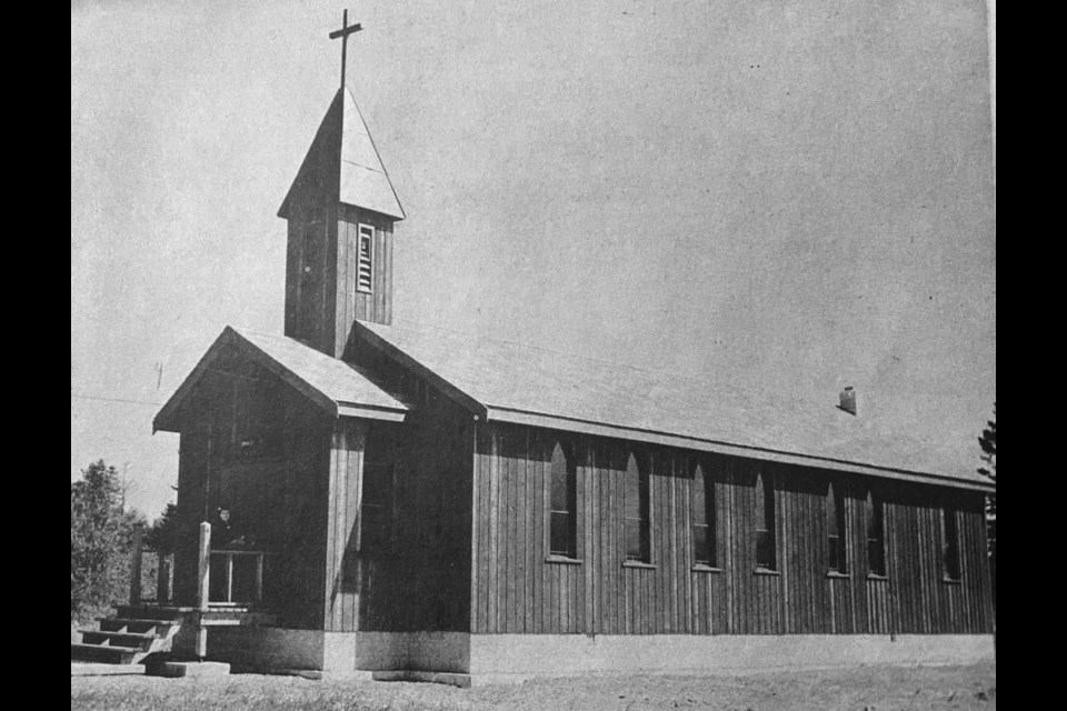 The new Church of the Holy Ghost in 1963. 