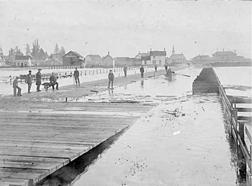 Delta throwback winter flood 1895