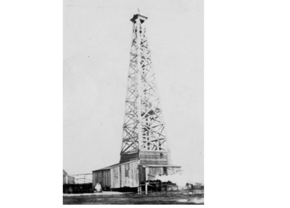 drilling for oil in boundary bay