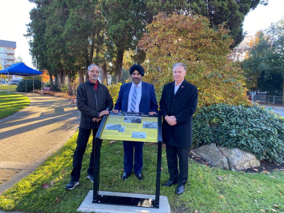 Komagata Maru interpretive sign