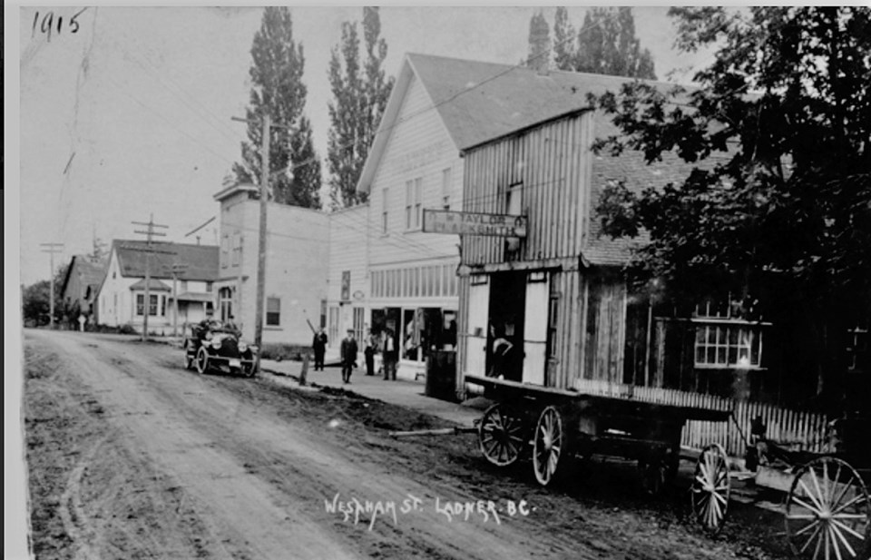ladner bc, westham street 1915