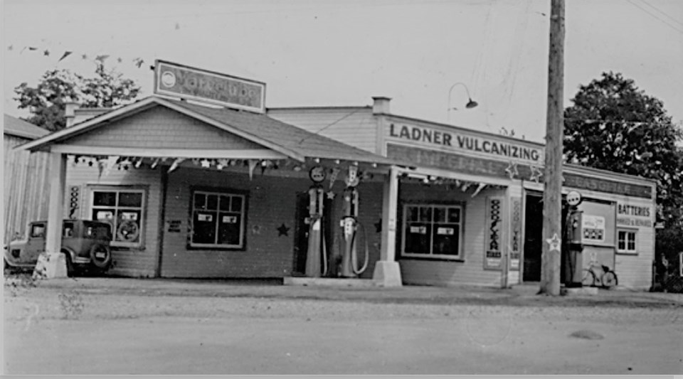 ladner vulcanizng station 1923