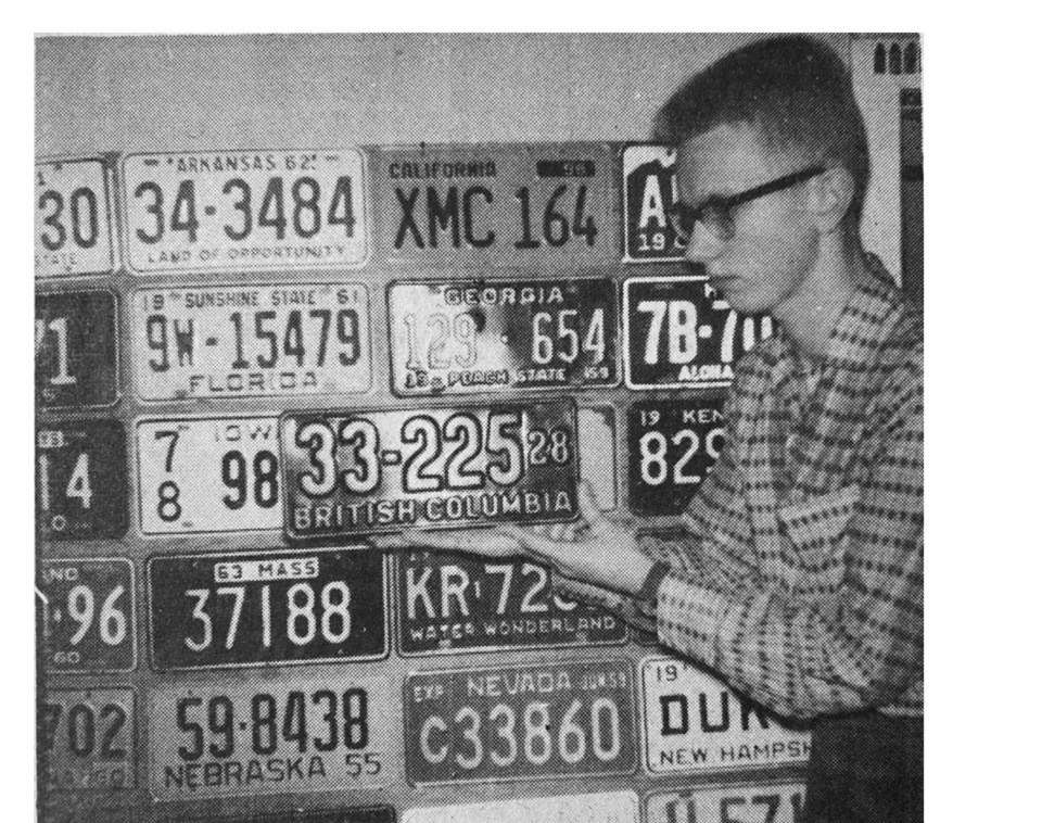 licence-plate-collectors-1965-ladner-bc