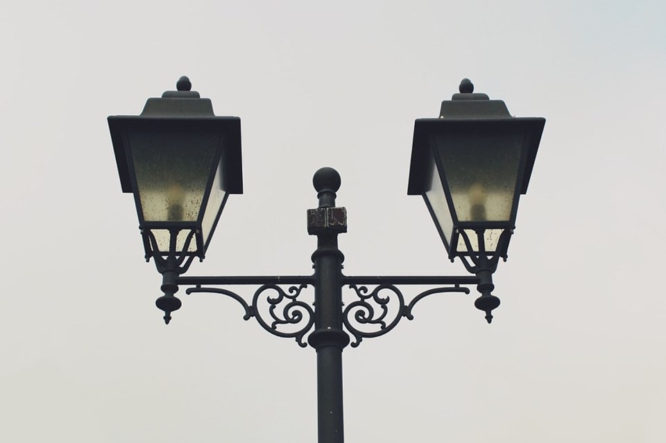 old street lights in the corporation of delta