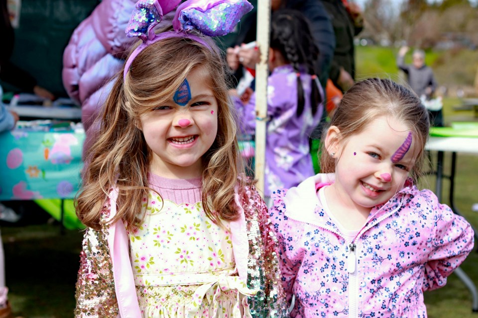 The Tsawwassen Rotary Club held its Easter Egg Hunt and pancake breakfest on Saturday, March 30 at Diefenbaker Park. Between 800 and 1,000 people were in the park enjoying a wonderful Easter celebration.