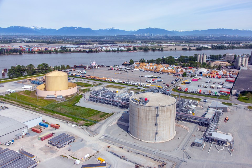 fortisbc tilbury plant in Delta