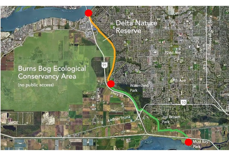 Delta South Surrey Regional Greenway extension