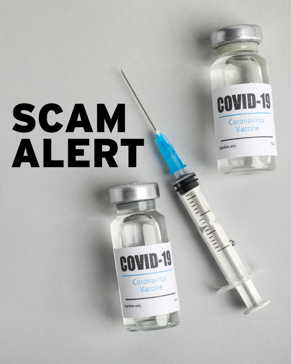 COVID scam alert