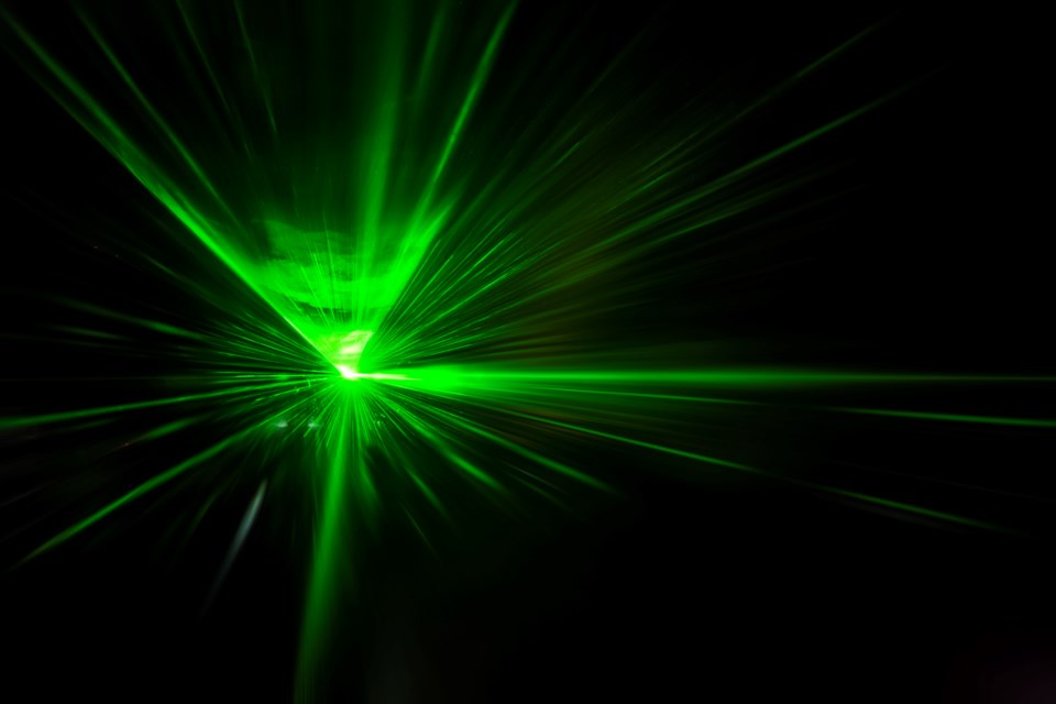 Green laser light