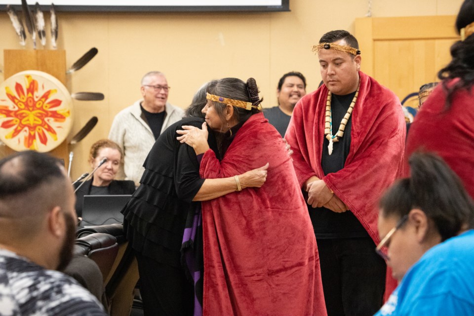 The swearing-In of the 2022 to 2026 Tsawwassen Legislature took place on Tuesday, Nov. 15 at the Tsawwassen First Nation Rec. Centre with a dinner and ceremony.