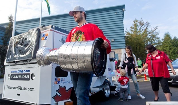 Tsawwassen's Brent Seabrook brought the Stanley Cup back to his hometown each summer after the Chicago Blackhawks' memorable runs. Now the 37-year-old is headed to the BC Hockey Hall of Fame this summer.