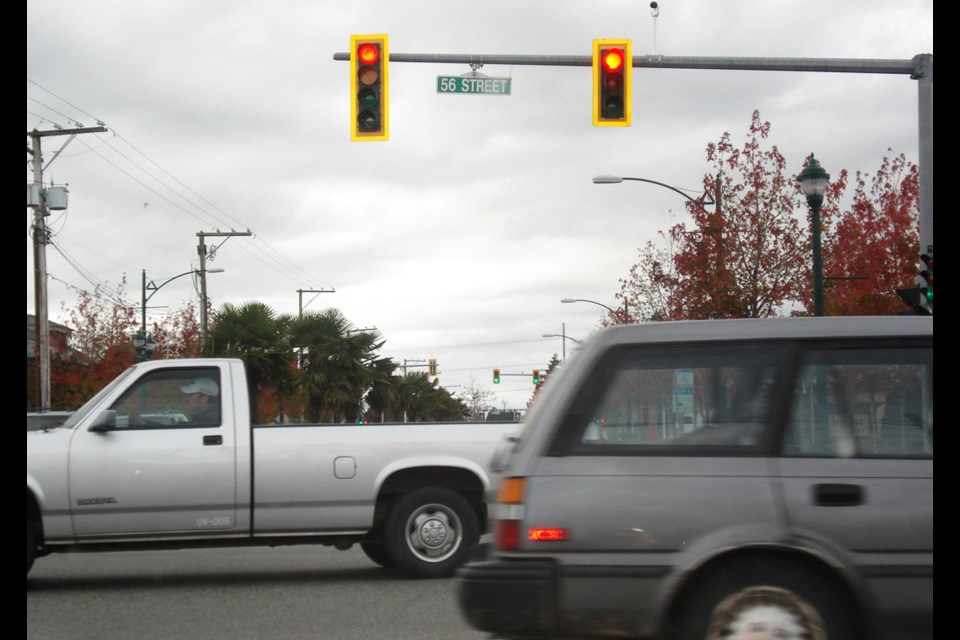 The intersection at 56th Street and 12th Avenue in Tsawwassen.                               
