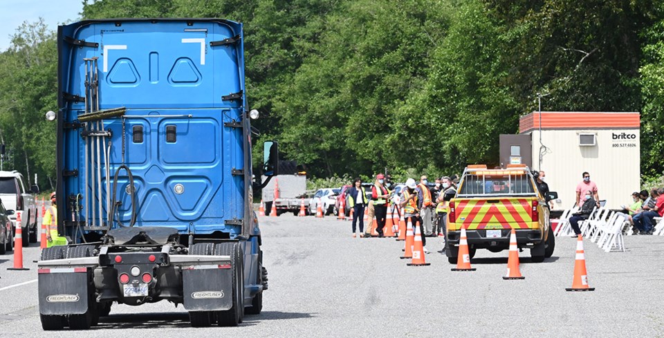 truck vaccine clinic