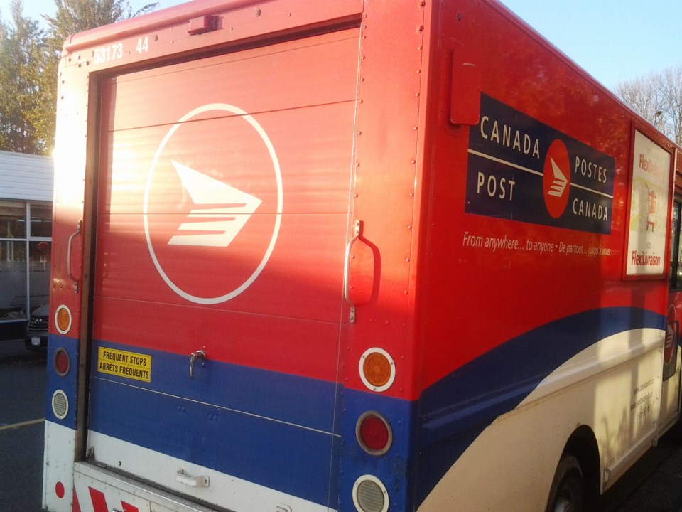 Canada Post issues delivery alert for Delta Delta Optimist