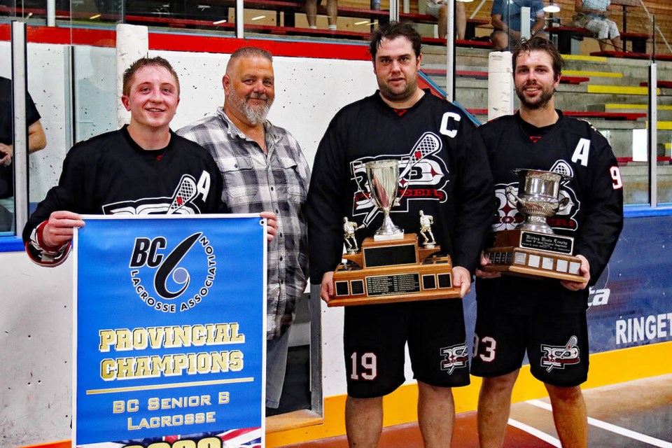 The Ladner Pioneers won their third straight league title at the Ladner Leisure Centre Sunday afternoon. Jim Kinnear Photo 
