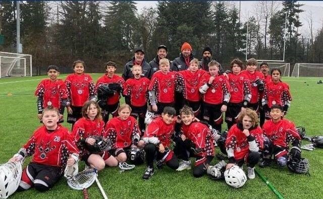 The Delta Islanders U11 field lacrosse teams picked up two silver medals at the recent provincial championships in Nanaimo. Photos submitted by Delta Islanders 
