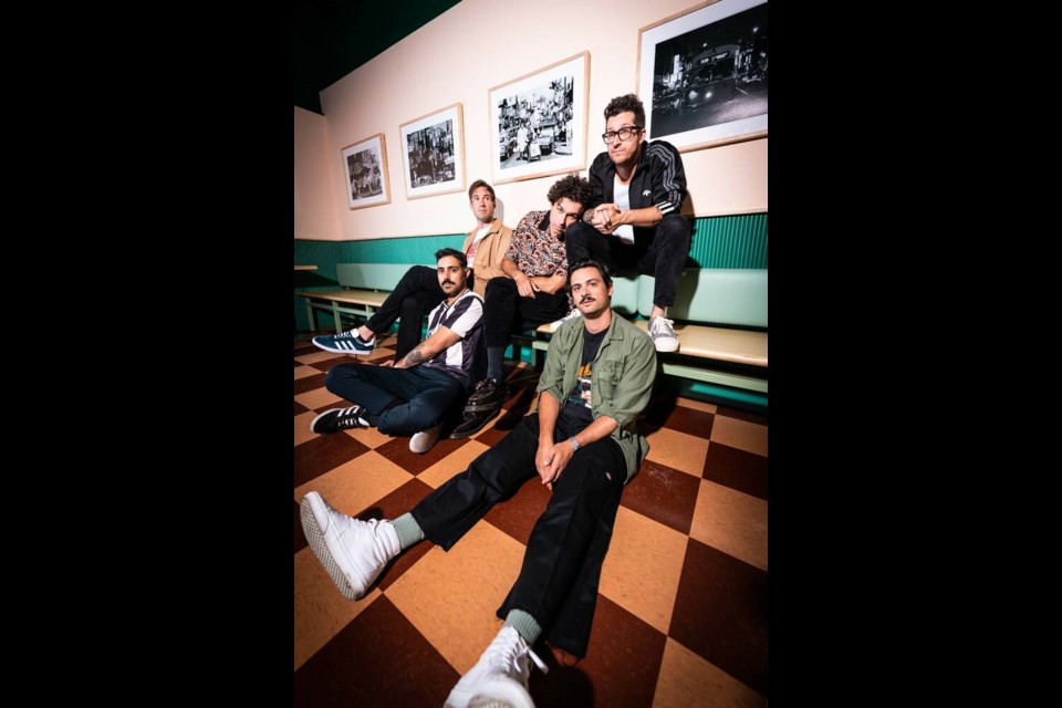 Saturday will feature one of Canada’s favourite, JUNO Award-winning bands Arkells. Photo courtesy Arkells 