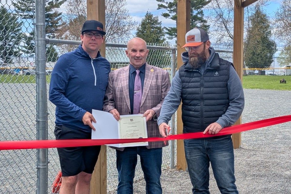 On Saturday, local MPP Bill Rosenberg was at Lakeside Park with representatives from the Town of Thessalon to celebrate the results of a $150,000 Capital grant from the provincial government’s Ontario Trillium Foundation