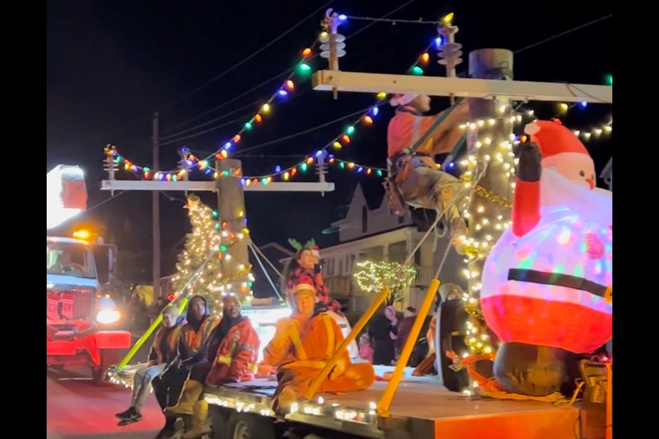 Blind River's Santa Claus Parade took place Friday