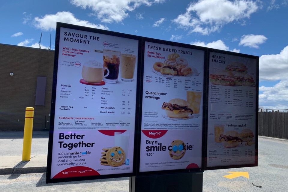 Tim Hortons Menu Prices Canada