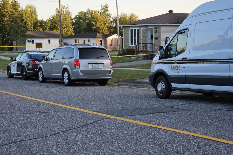 OPP conduct an investigation on Frobel Drive on Sept. 9, 2023