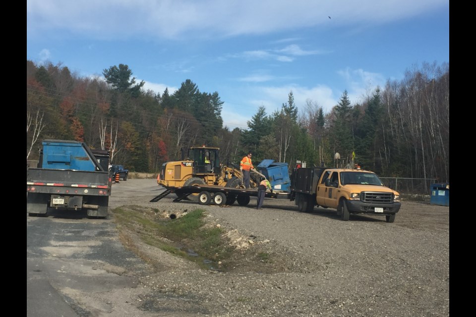 The public recycling bins have moved to the landfill site, located on Scott Road, due to the misuse of the bins from the public on Timber Road.
Melanie Farezena/ Elliot Lake Today