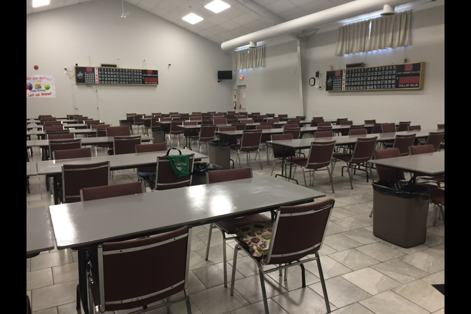 Inside the Bingo Hall. After Oct. 14, it will be empty. Melanie Farenzena/ElliotLakeToday