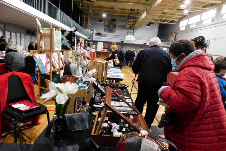 The annual Christmas Craft Show and Sale was a big hit at Elliot Lake's Collins Hall.